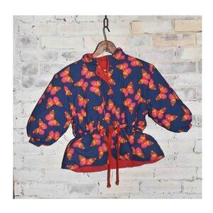 Vintage 1980's Kids MARESE Retro BUTTERFLY Kids Jacket Size 5/6*
